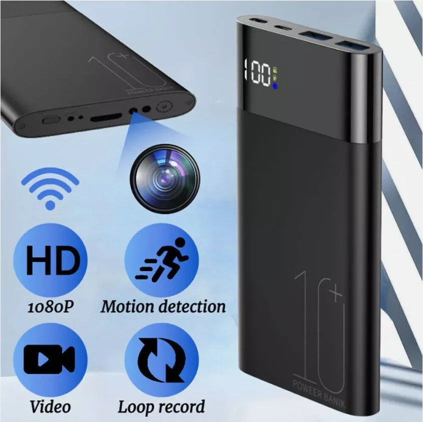 Hidden WIFI PowerBank Camera