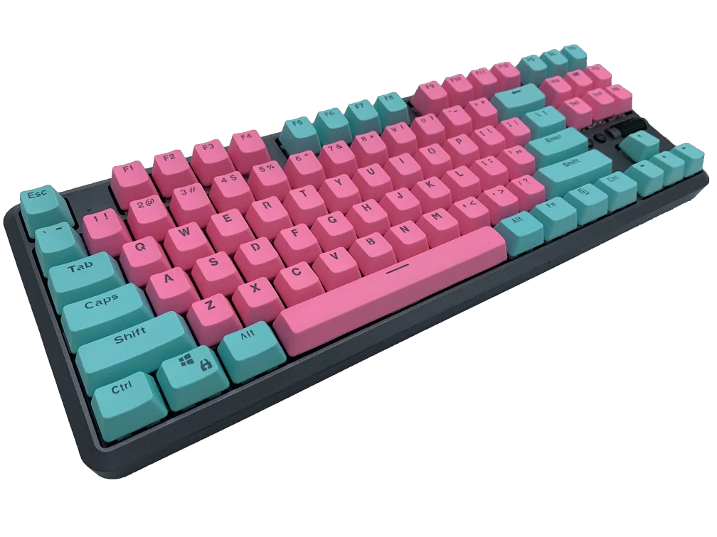 Hotswap TKL Mechanical Keyboard - Galaxy Pink