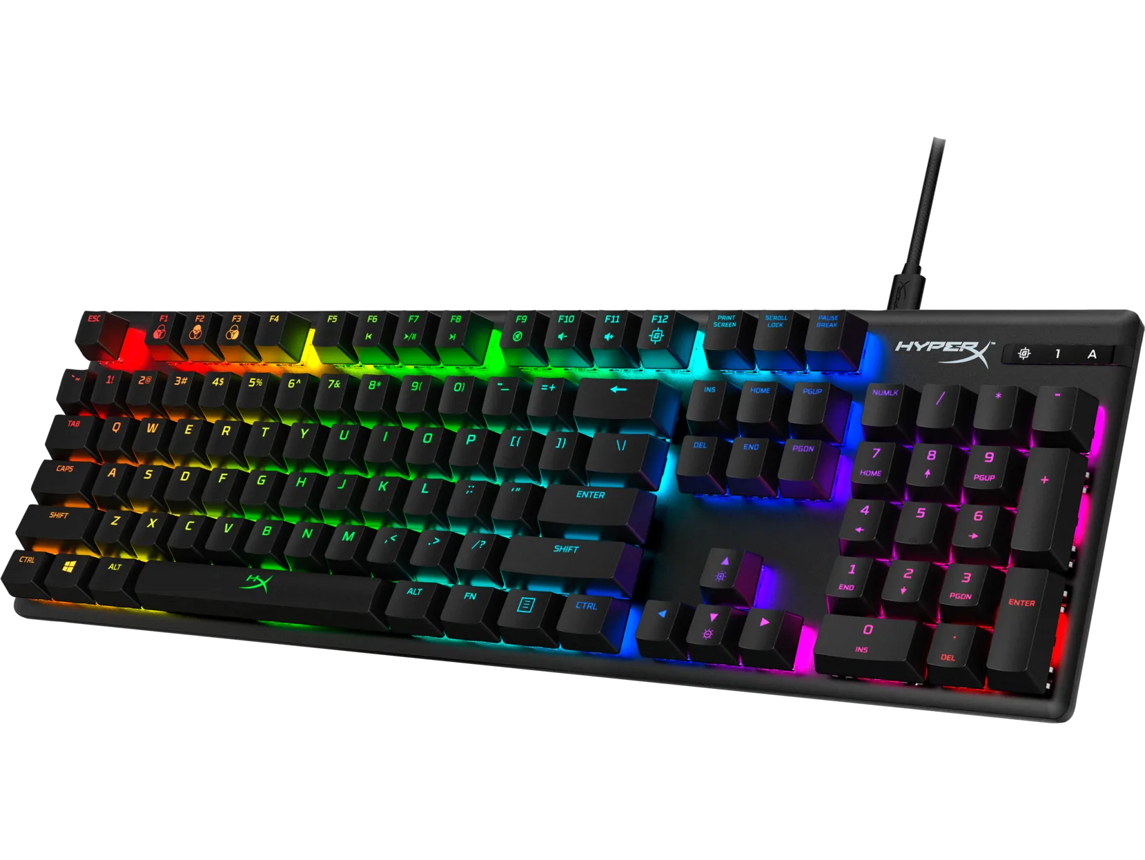 HP HyperX Alloy Origins RGB Mechanical Gaming Keyboard (US Layout), Wired, USB, Black - 4P4F6AA#ABA