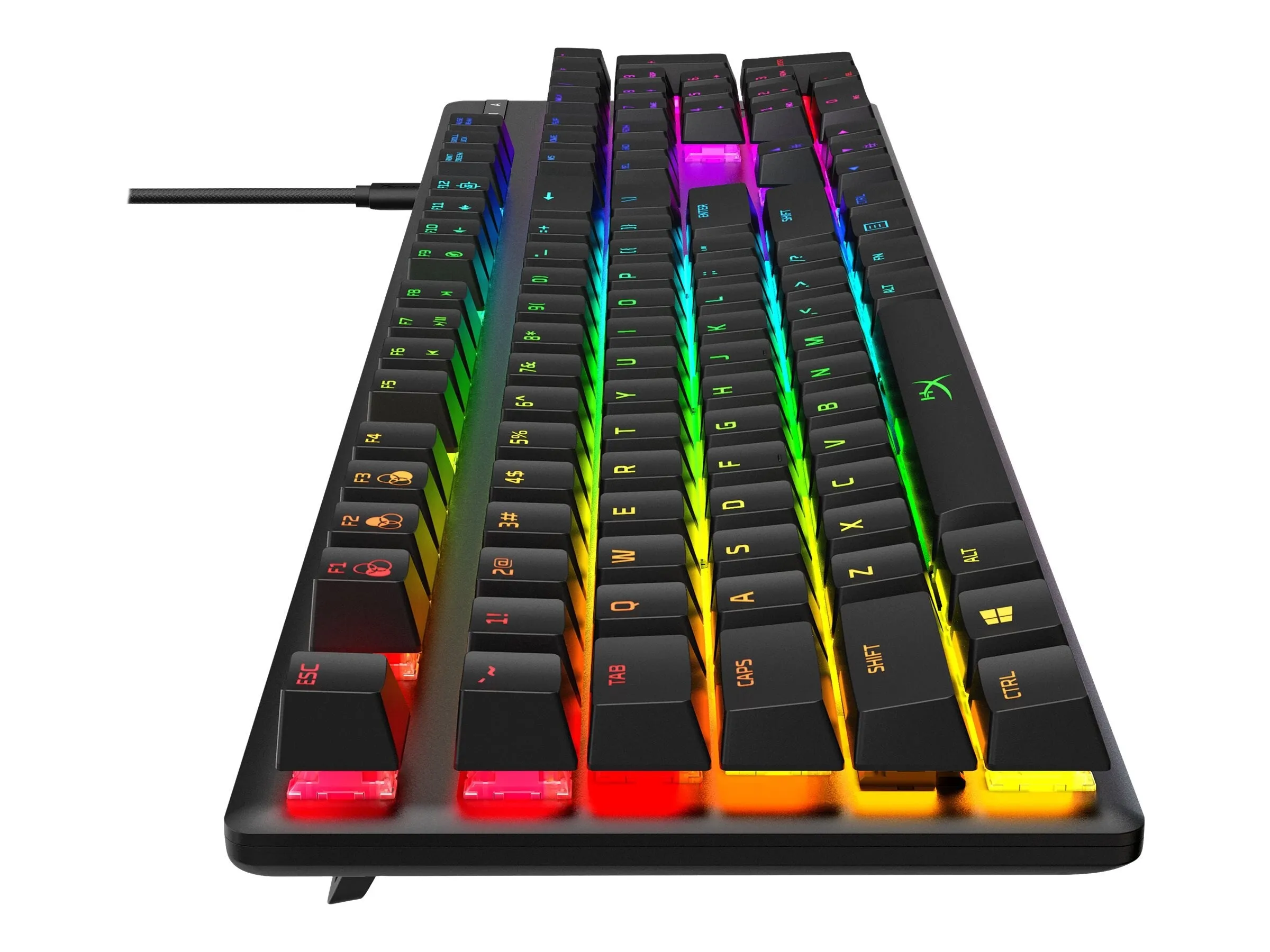 HP HyperX Alloy Origins RGB Mechanical Gaming Keyboard (US Layout), Wired, USB, Black - 4P4F6AA#ABA