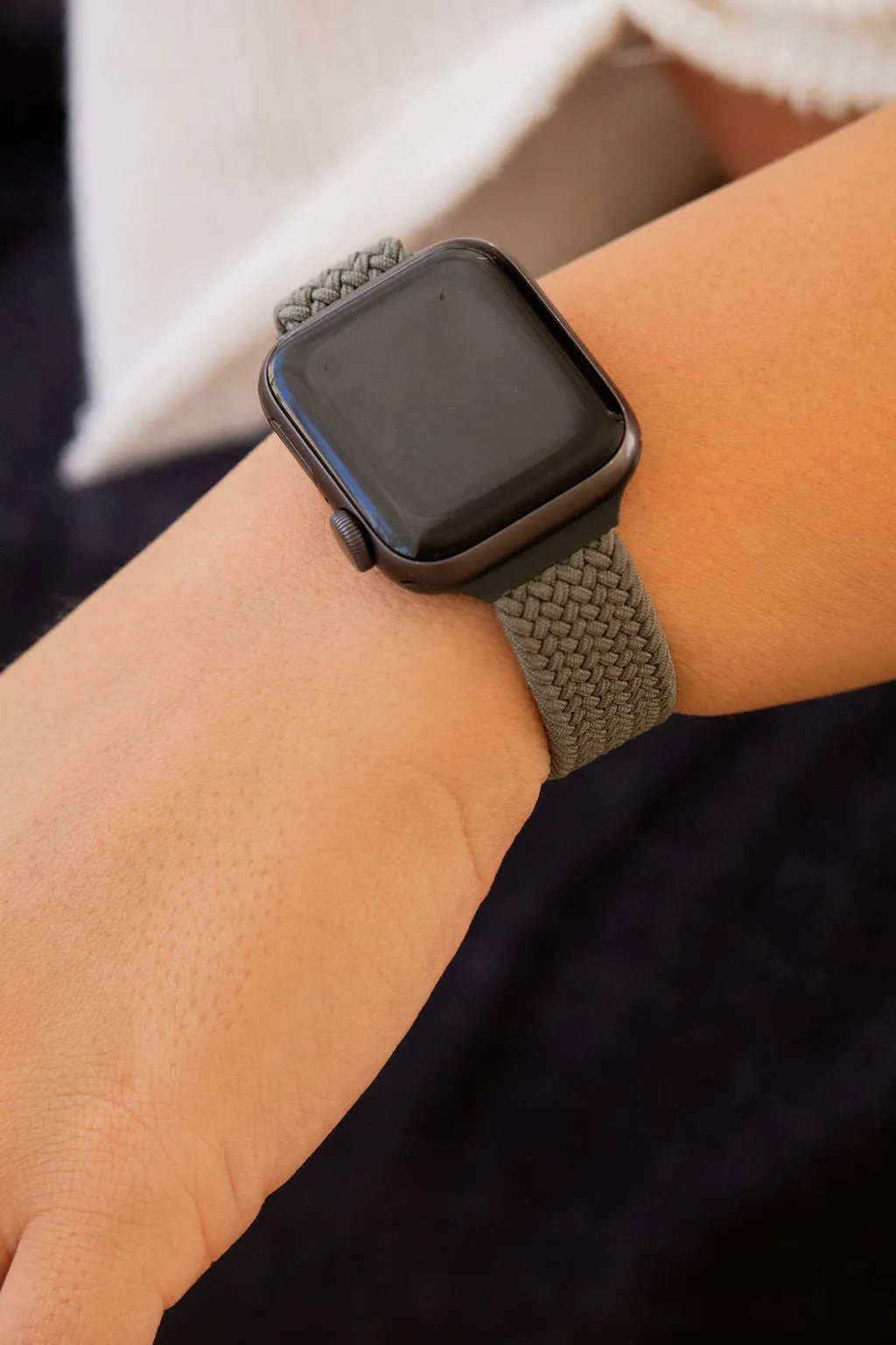 Hunter Thin Weaved Adjustable Elastic Watch Band