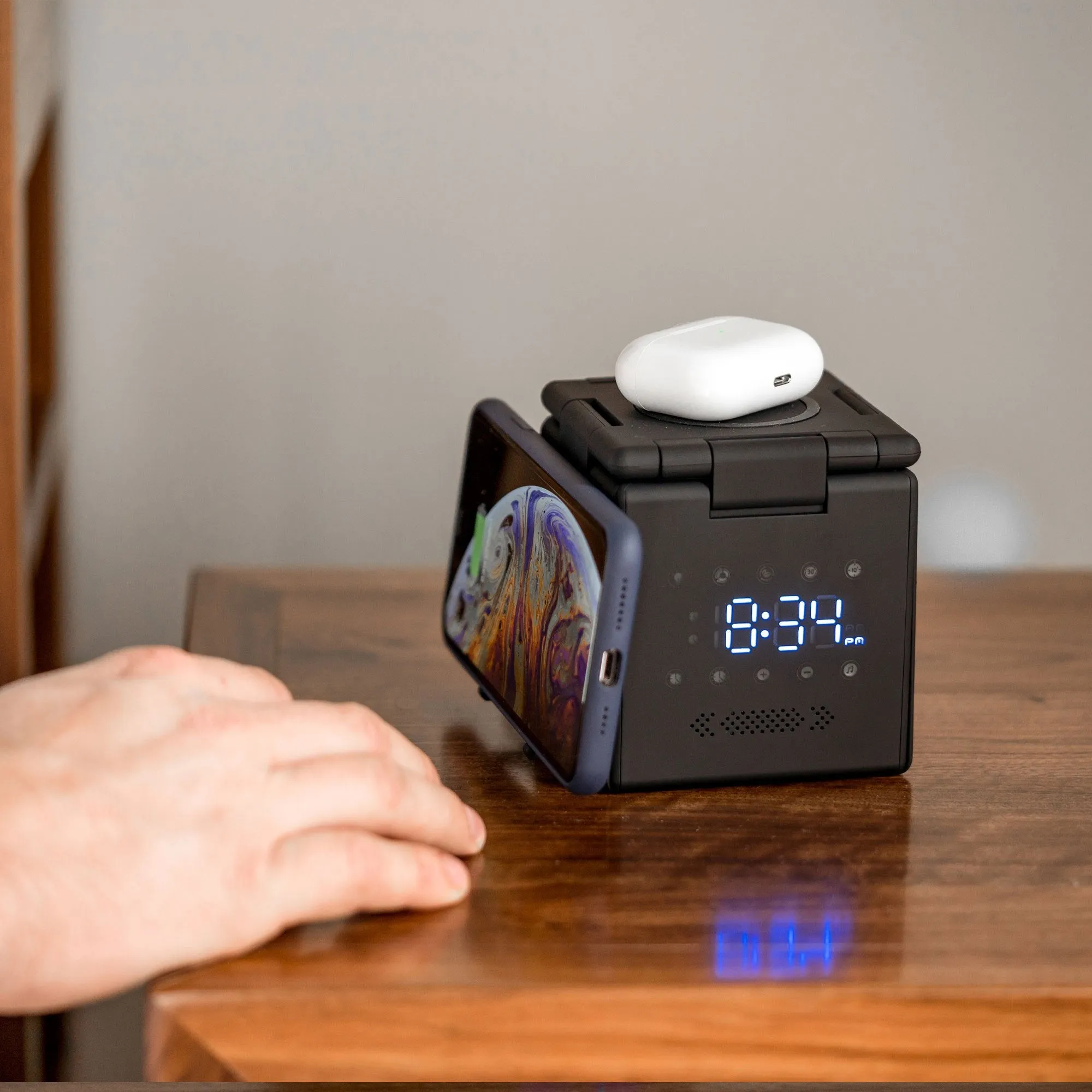 HyperCube Wireless Charging Station And Sleep Aid