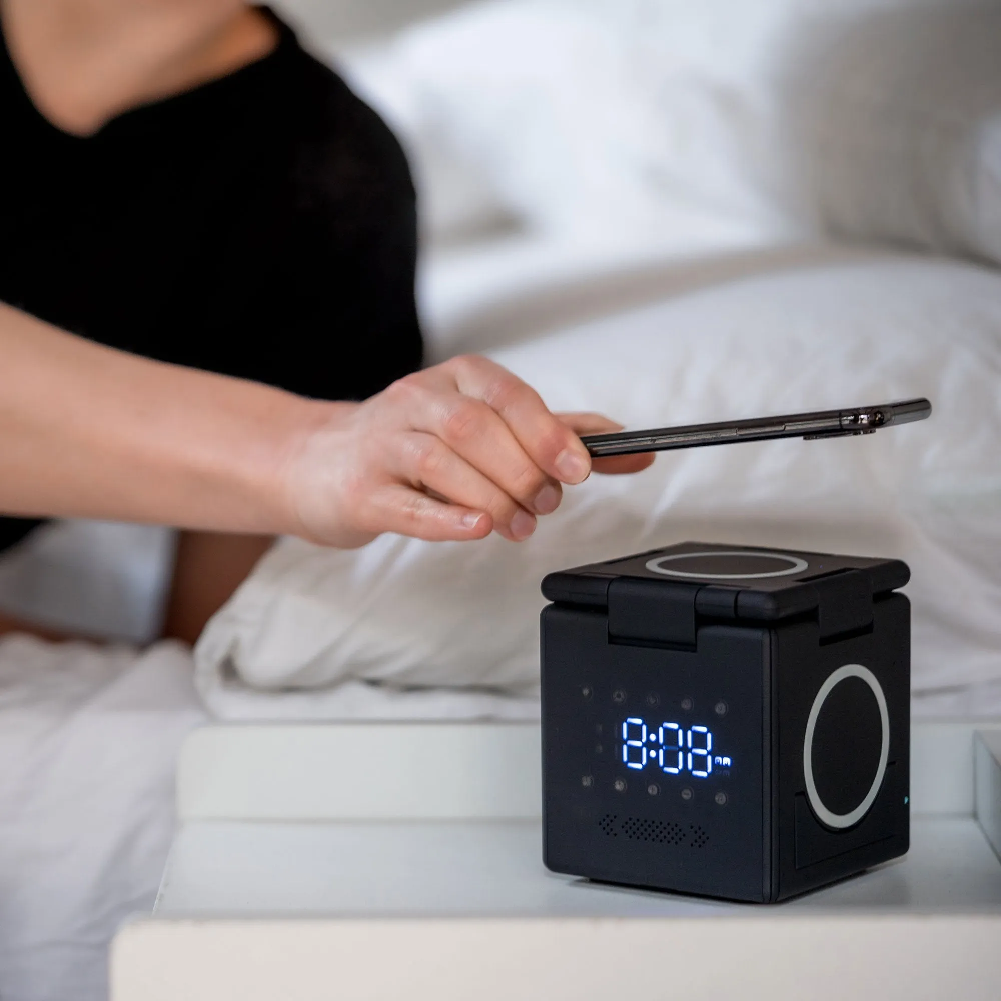 HyperCube Wireless Charging Station And Sleep Aid