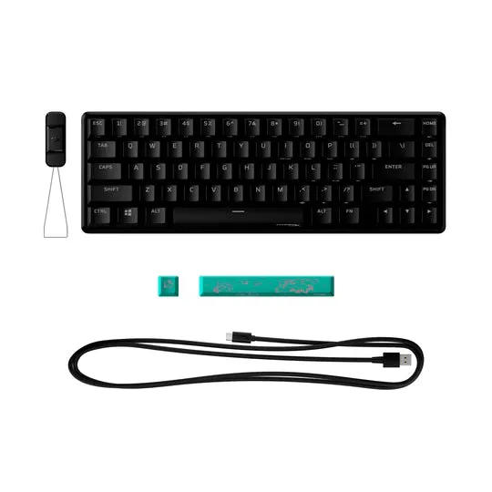 HyperX Alloy Origins 65% Mechanical Gaming Keyboard (HyperX Aqua Switch) - 56R64AA#ABA