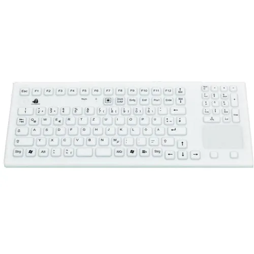 InduKey Backlit Keyboard with Integrated Touchpad