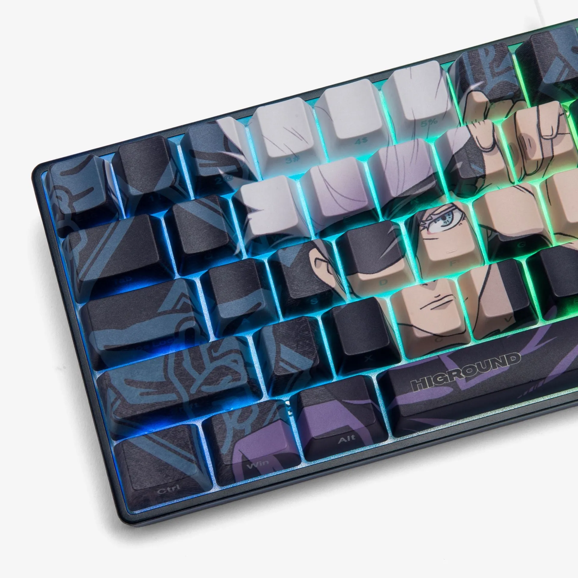 JJK x HG Basecamp 65 Keyboard - Gojo