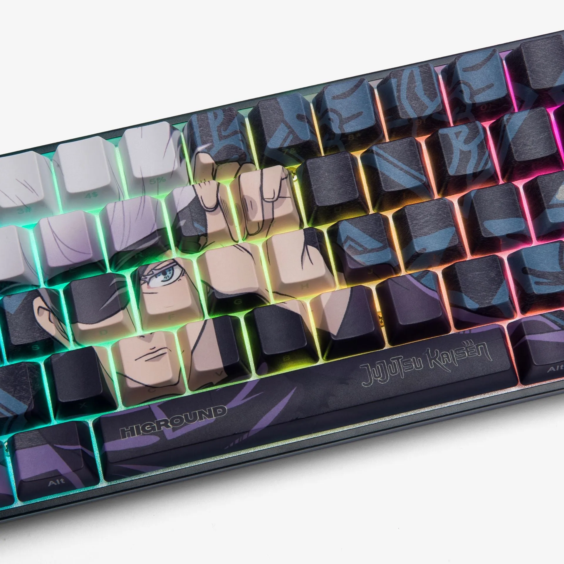 JJK x HG Basecamp 65 Keyboard - Gojo