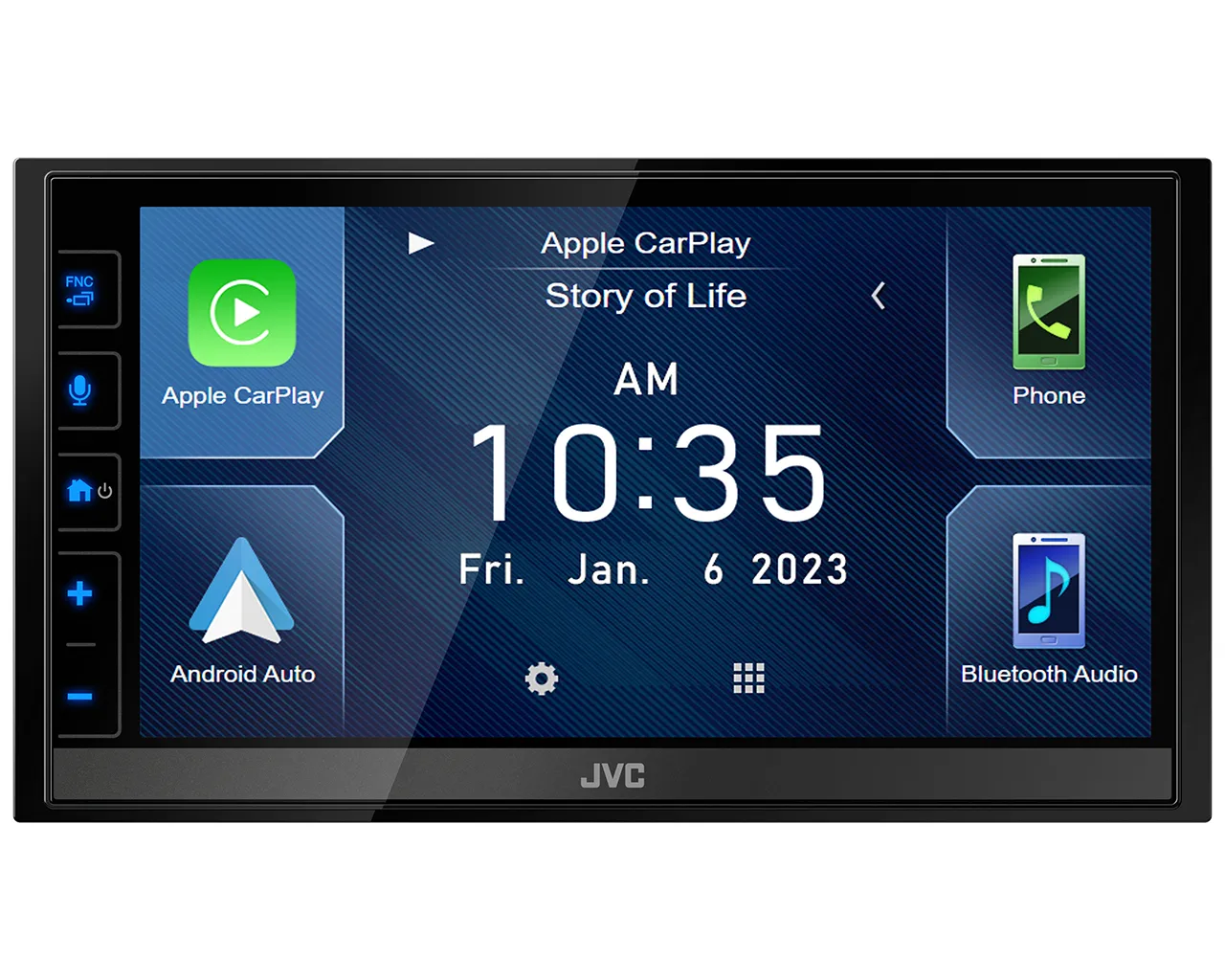 JVC KW-M780BT Digital Media Receiver w/ Android Auto and Apple CarPlay