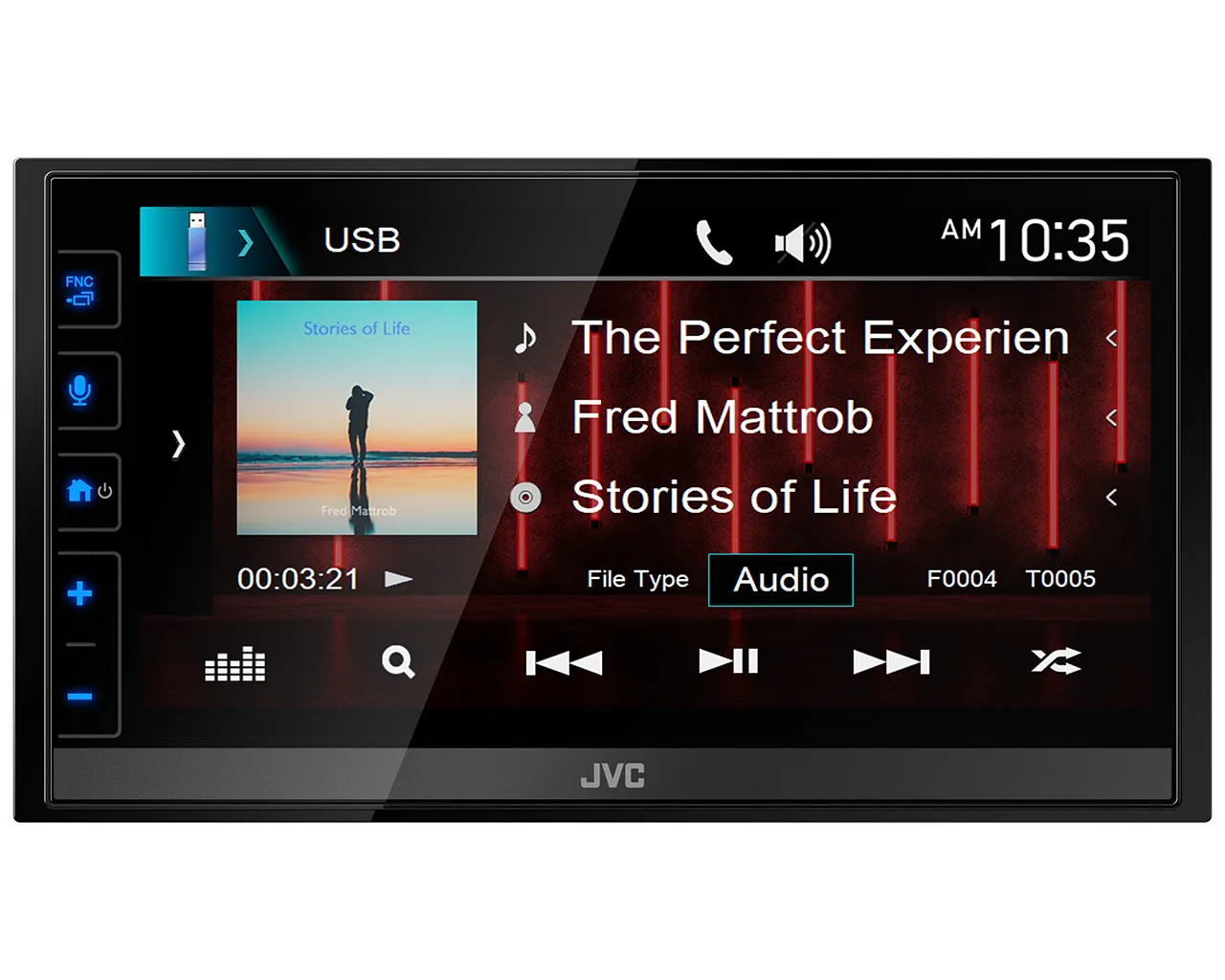 JVC KW-M780BT Digital Media Receiver w/ Android Auto and Apple CarPlay