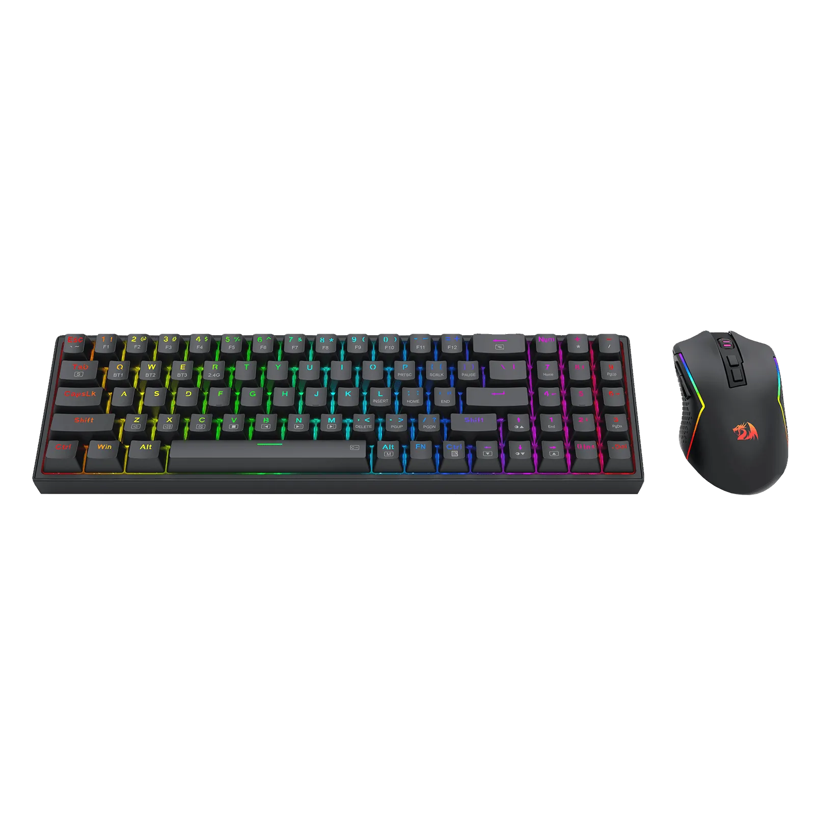 K628 75% Mechanical Gaming Keyboard M693 Gaming Mouse Tri-Modes Combo