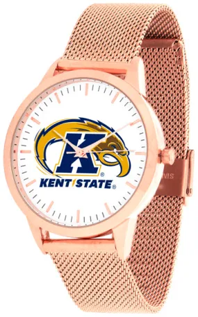 Kent State Statement Mesh Band Unisex Watch - Rose