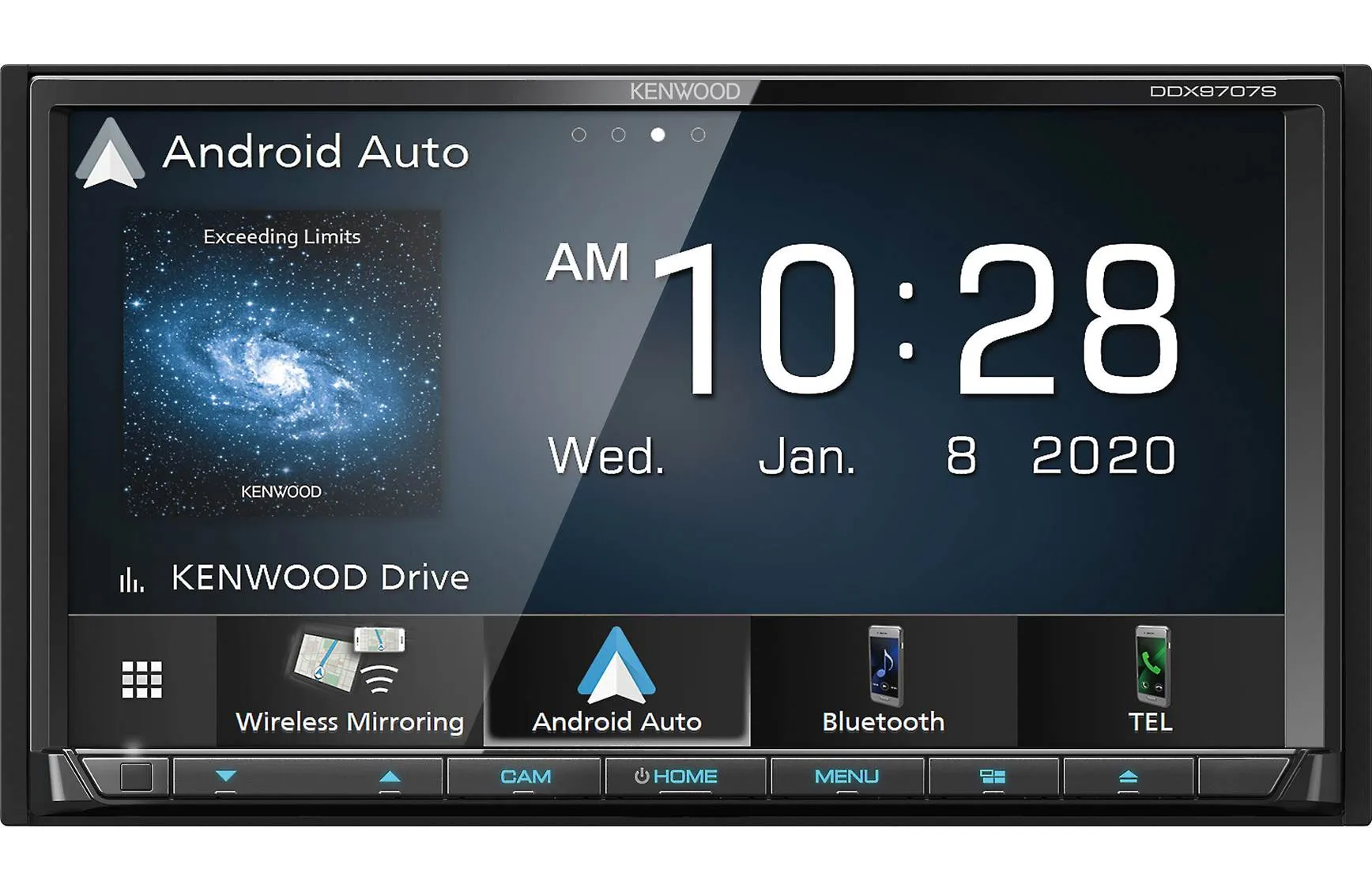 Kenwood DDX9707S DVD Multi-Media Receiver w/ Apple CarPlay & Android Auto