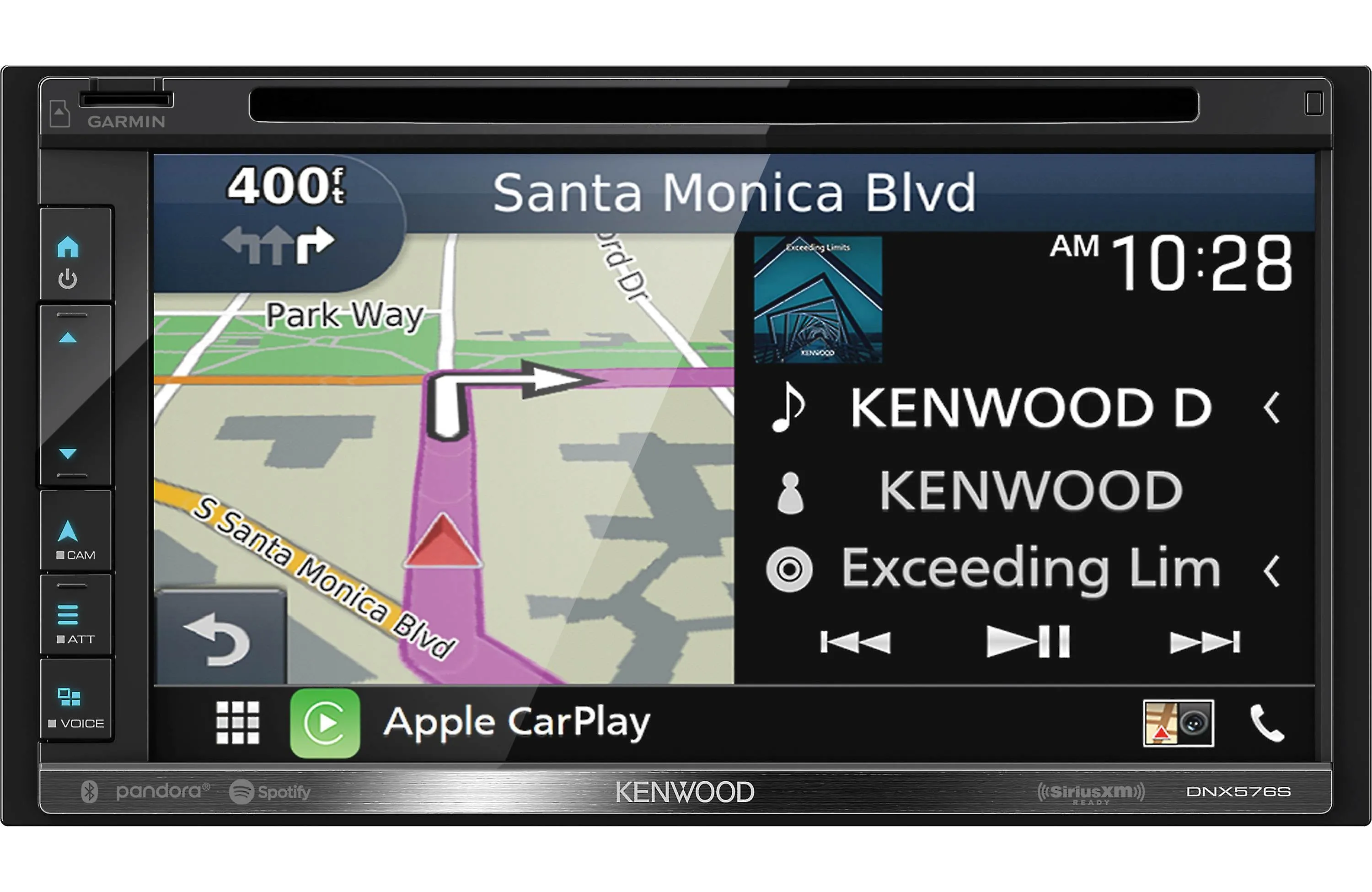 Kenwood DNX576S Navigation DVD Receiver with Bluetooth