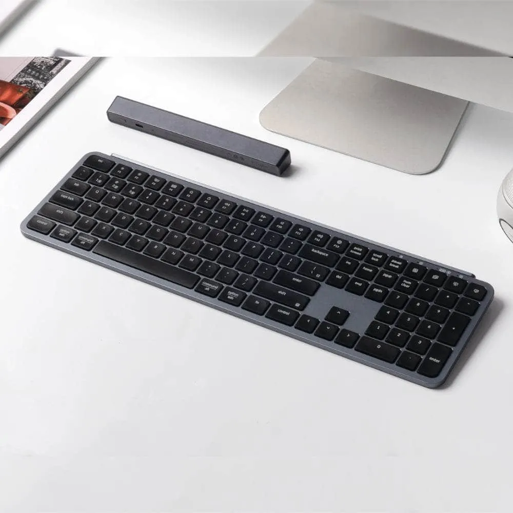 Keychron B6 Pro Ultra Slim 100% Wireless Keyboard – Space Grey B6 P K1