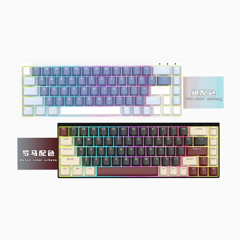 Latenpow Looting68 Magnetic Switch Keyboard Looting 68 65% NKRO Hot Swappable RGB Fast Trigger PBT Keycap MCU Hall looting60