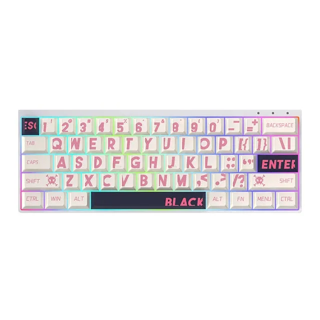 Latenpow Looting68 Magnetic Switch Keyboard Looting 68 65% NKRO Hot Swappable RGB Fast Trigger PBT Keycap MCU Hall looting60