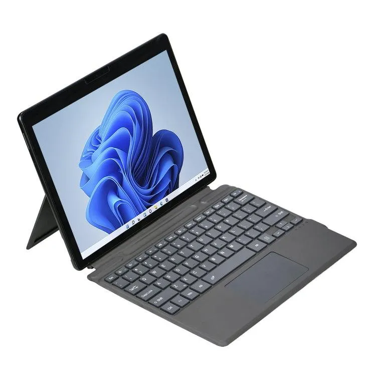 Leather Bluetooth Keyboard Case with Pen Slot for Microsoft Surface Pro 8 / Pro X Tablet