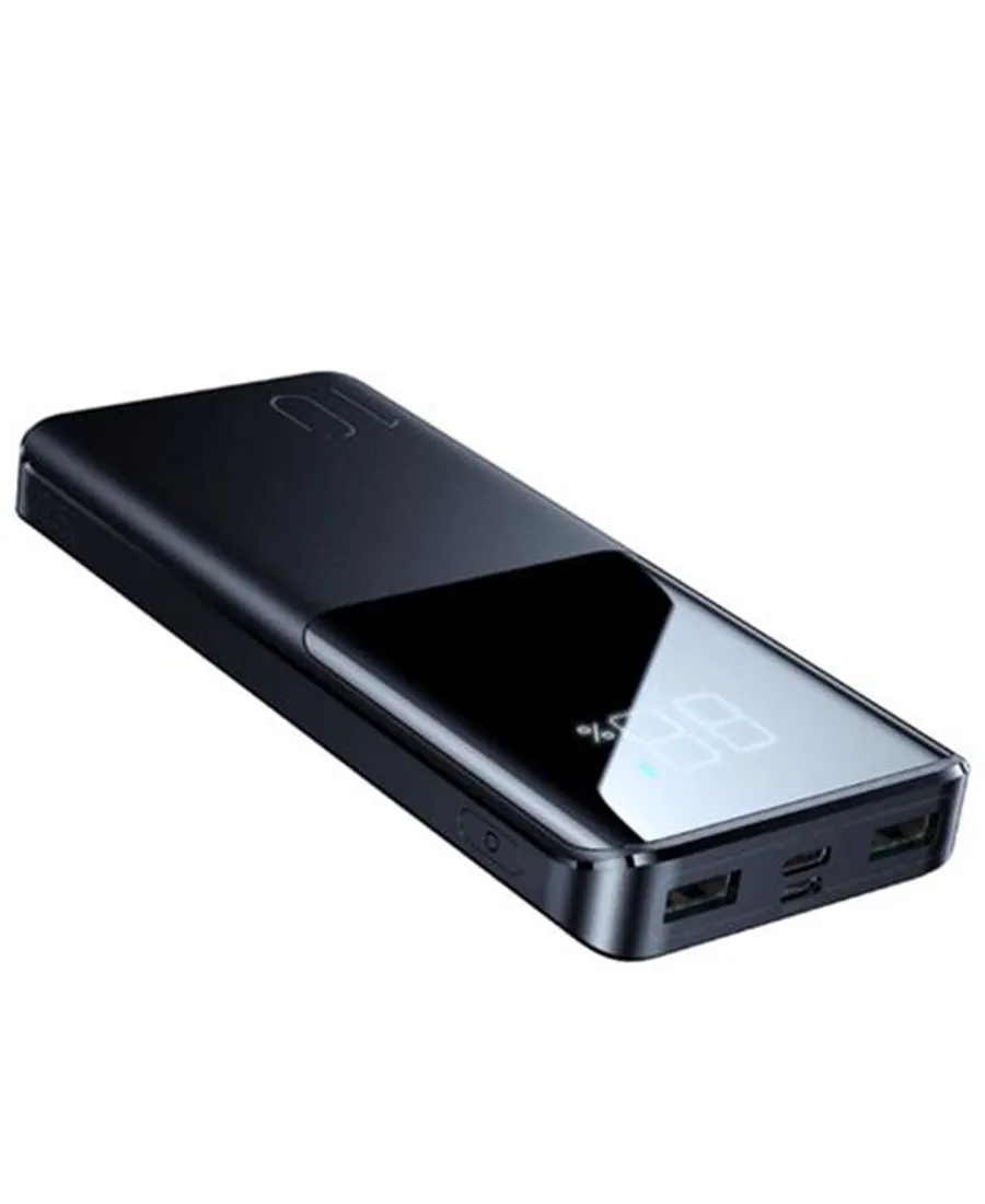 LED Digital Display Fast Charging Power Bank 3Ah 10000Mah | Black