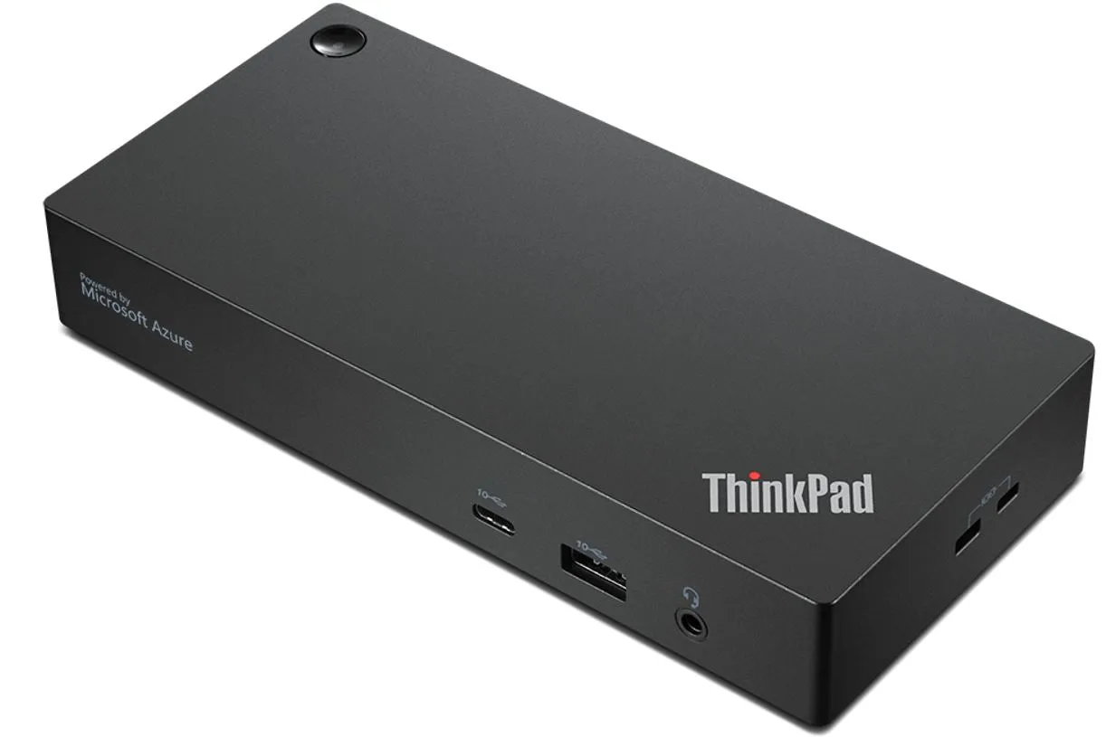 Lenovo Thinkpad Universal Usb-C Smart Dock - Docking Station - Usb-C - Hdmi, 2 X Dp - 1Gbe - 135 Watt - For Thinkpad E14