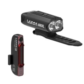 Lezyne Micro Drive 600XL/Stick Drive LED Light Set Black