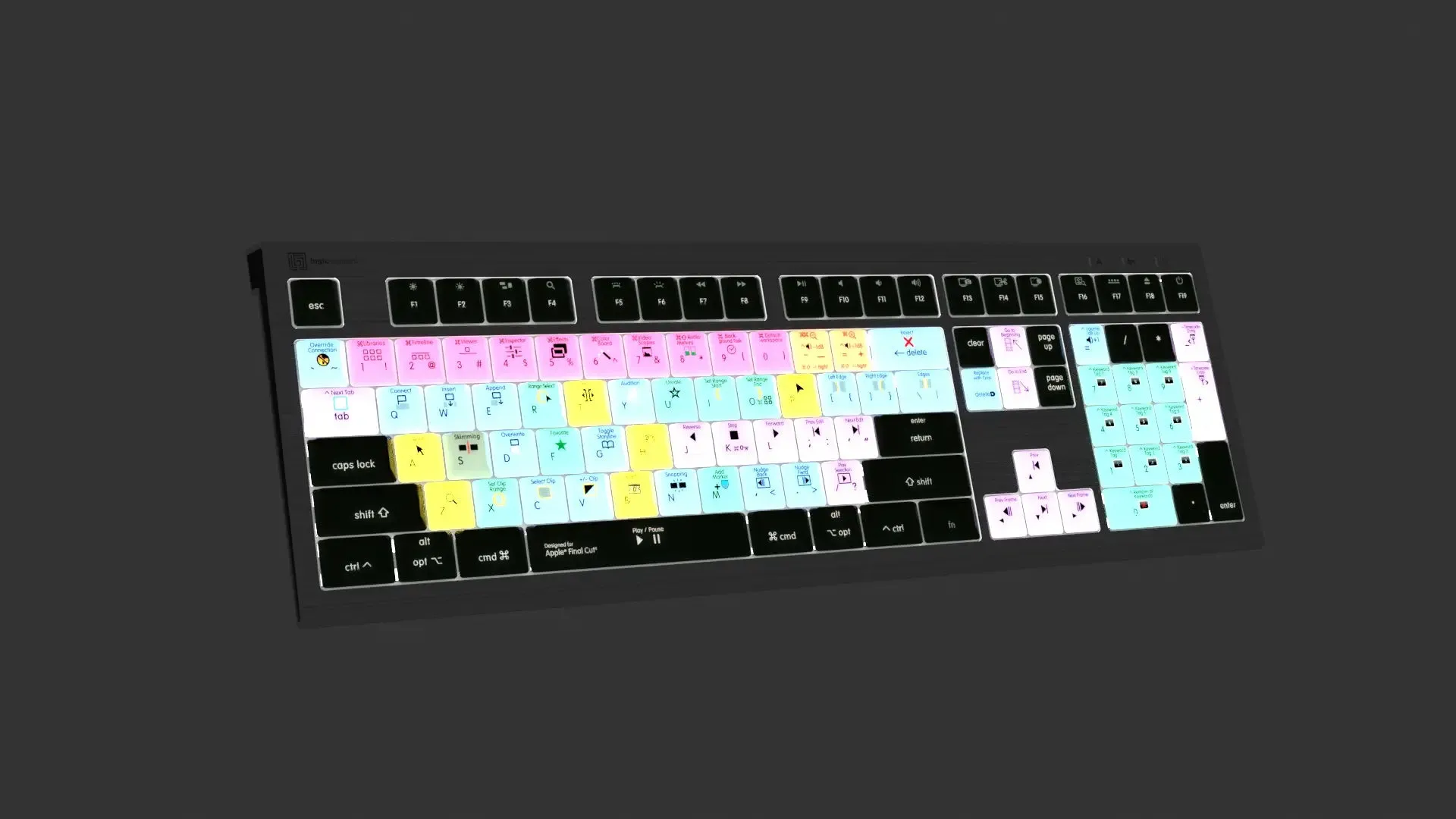 LogicKeyboard Apple Final Cut Pro X Astra 2 MAC US  LKB-FCPX10-A2M-US