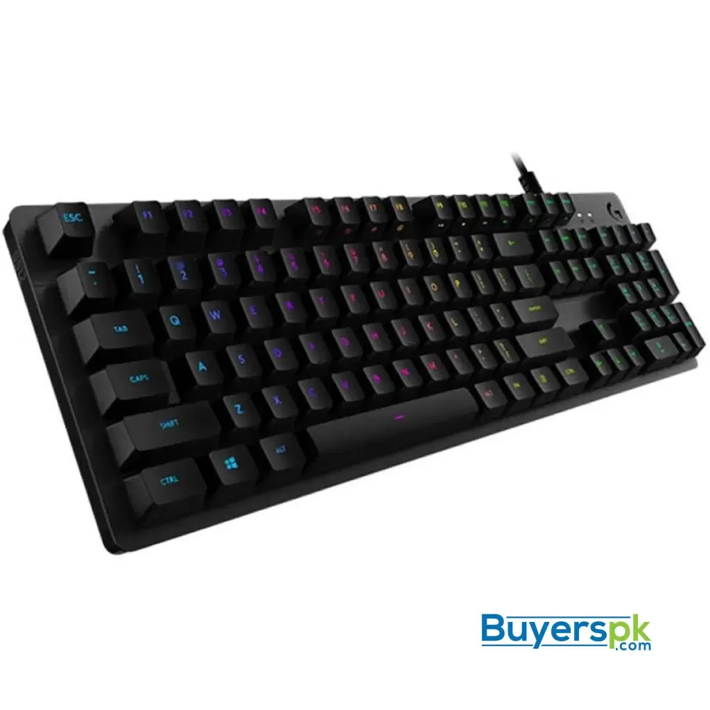 Logitech G512 Lightsync Rgb Mechanical Gaming Keyboard Carbon English Layout Gx Brown Tactile