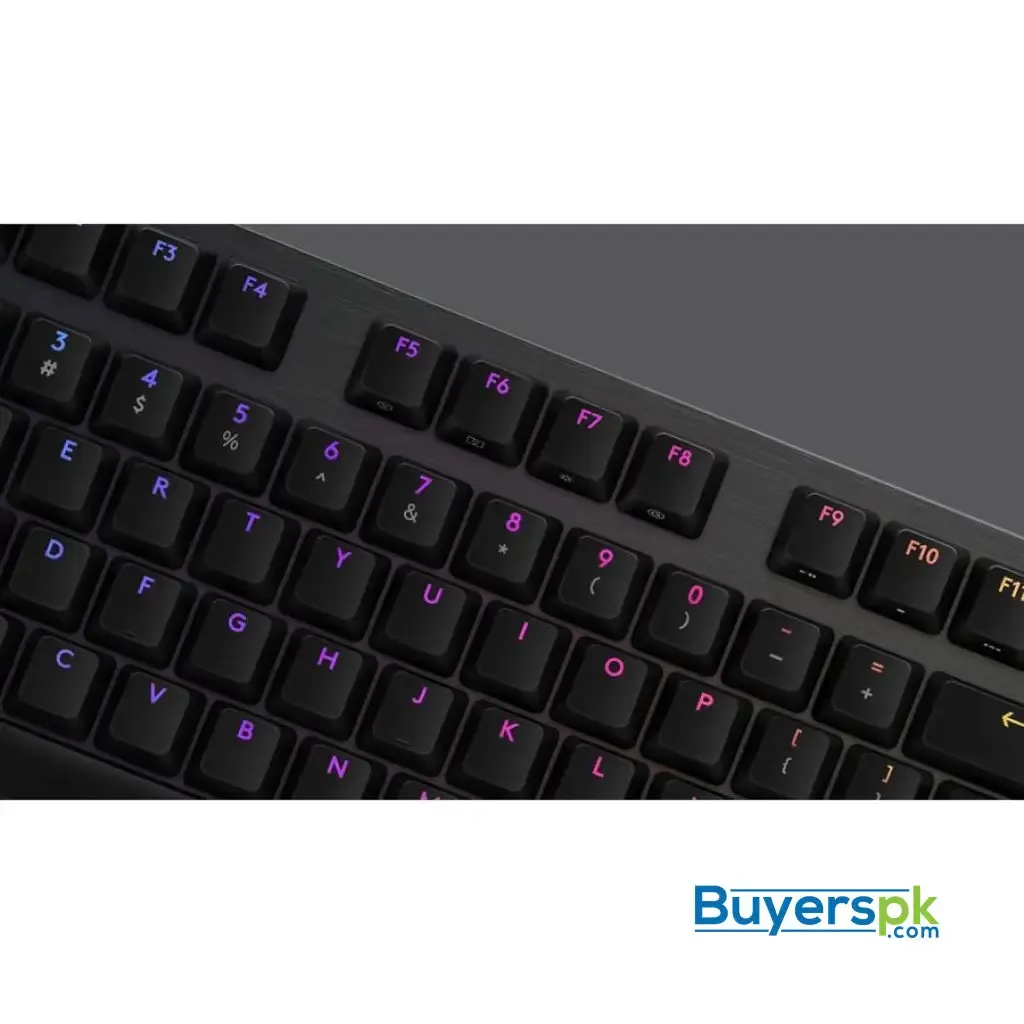 Logitech G512 Lightsync Rgb Mechanical Gaming Keyboard Carbon English Layout Gx Brown Tactile