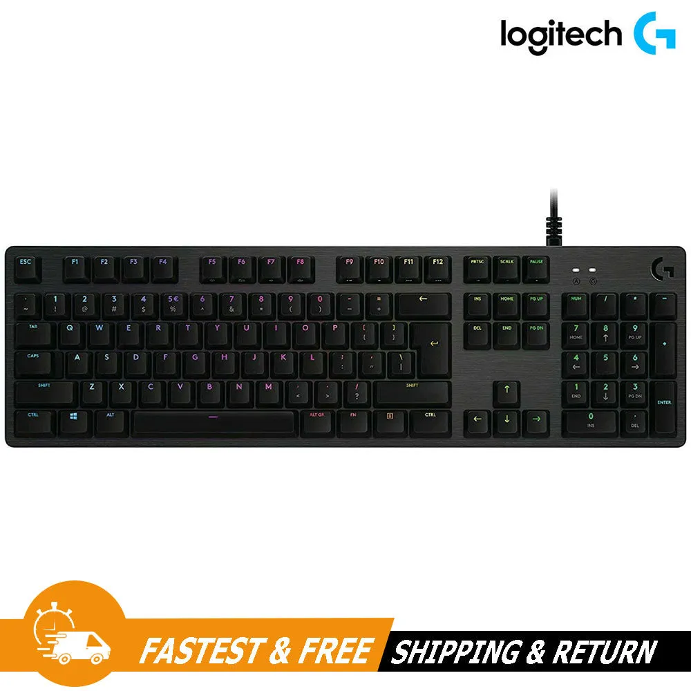 Logitech G512 SE Lightsync RGB Mechanical Gaming Keyboard with USB Passthrough