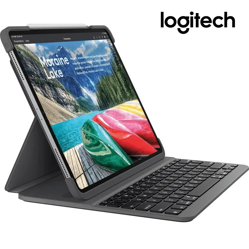 Logitech Slim Folio Pro KeyBoard Case Flip For iPad Pro 11" Inch 3rd/2nd/1st Generations