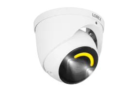 Lorex 4K  Ultra HD 12MP Smart Security Lighting Deterrence Dome AI PoE IP Wired Camera - Open Box