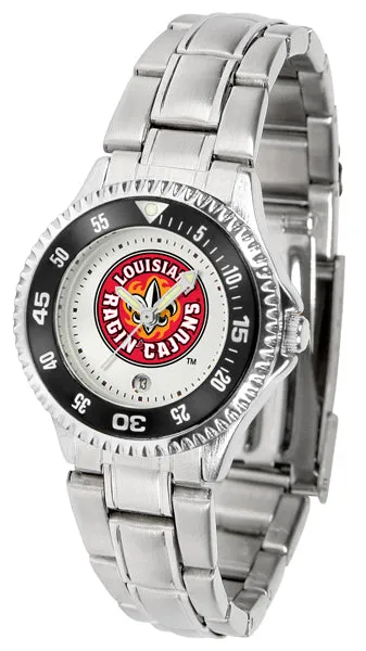 Louisiana Ragin' Cajuns Competitor Steel Ladies Watch