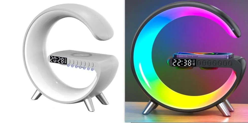 LovelyRLovely G-Shaped LED Bluetooth Speaker Charger