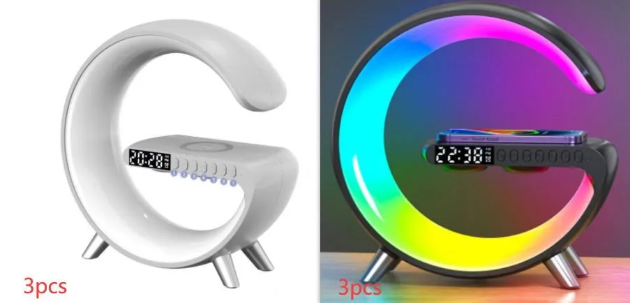 LovelyRLovely G-Shaped LED Bluetooth Speaker Charger