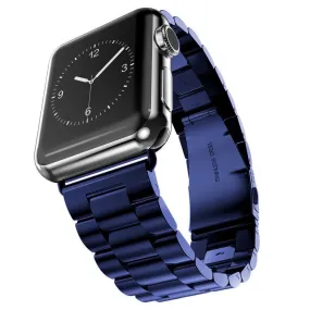 Luxury Stainless Steel Link Band For Apple Watch Multiple Colors Available