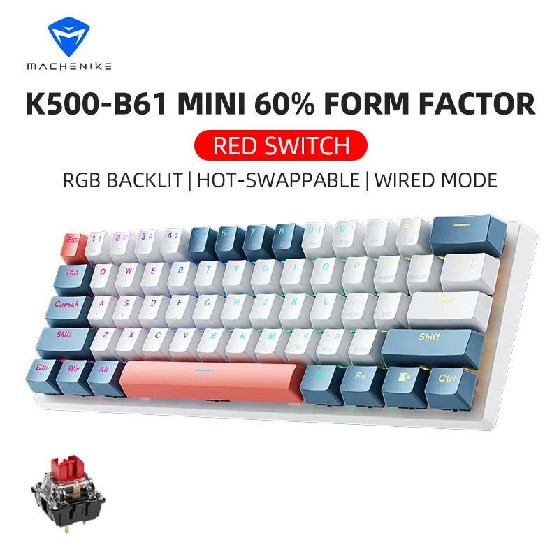 Machenike K500-B61 Mini | teclado Mecânico 60%