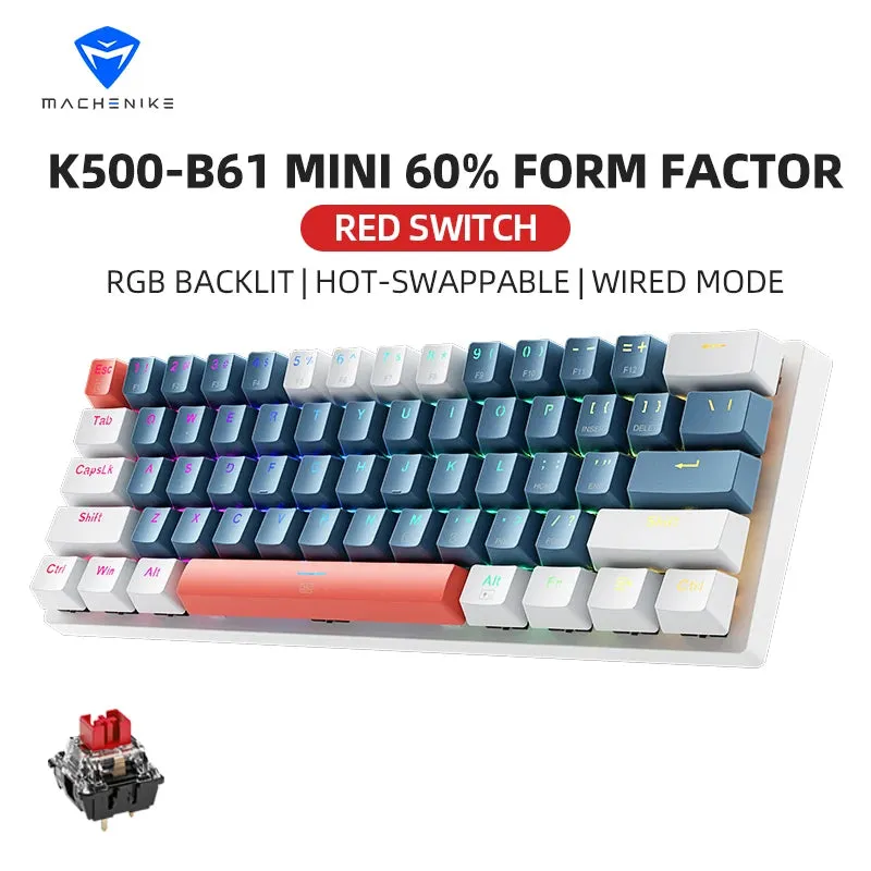 Machenike K500-B61 Mini | teclado Mecânico 60%