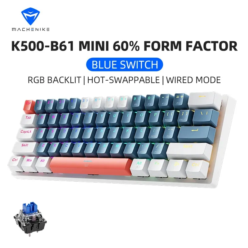 Machenike K500-B61 Mini | teclado Mecânico 60%