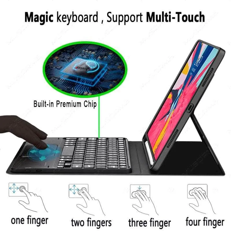 Magic Galaxy S9 Touchpad Backlit Keyboard Case