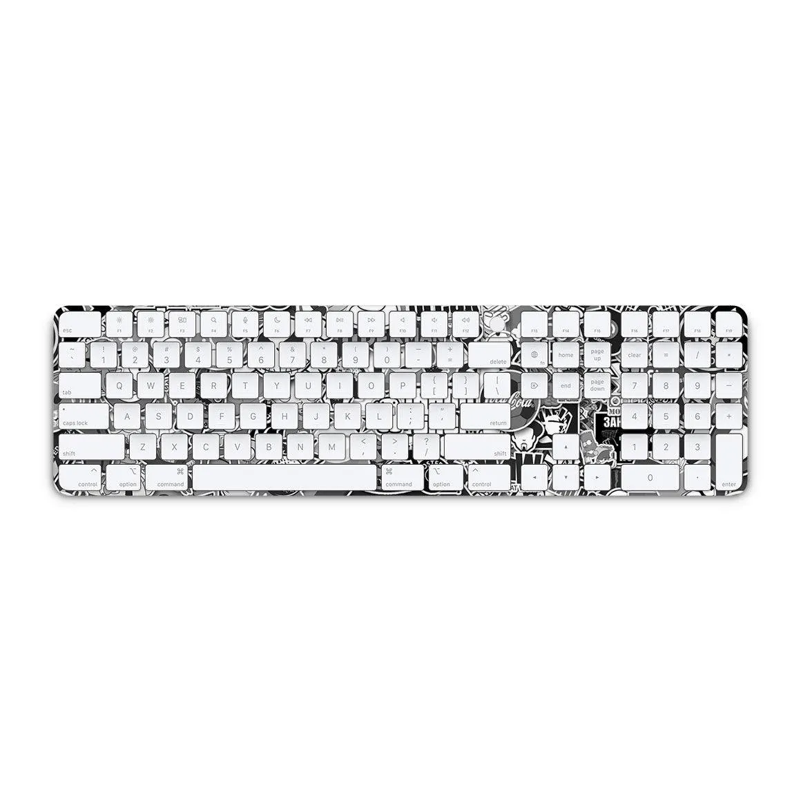 Magic Keyboard with Touch ID and Numeric Keypad Designer Series Skins