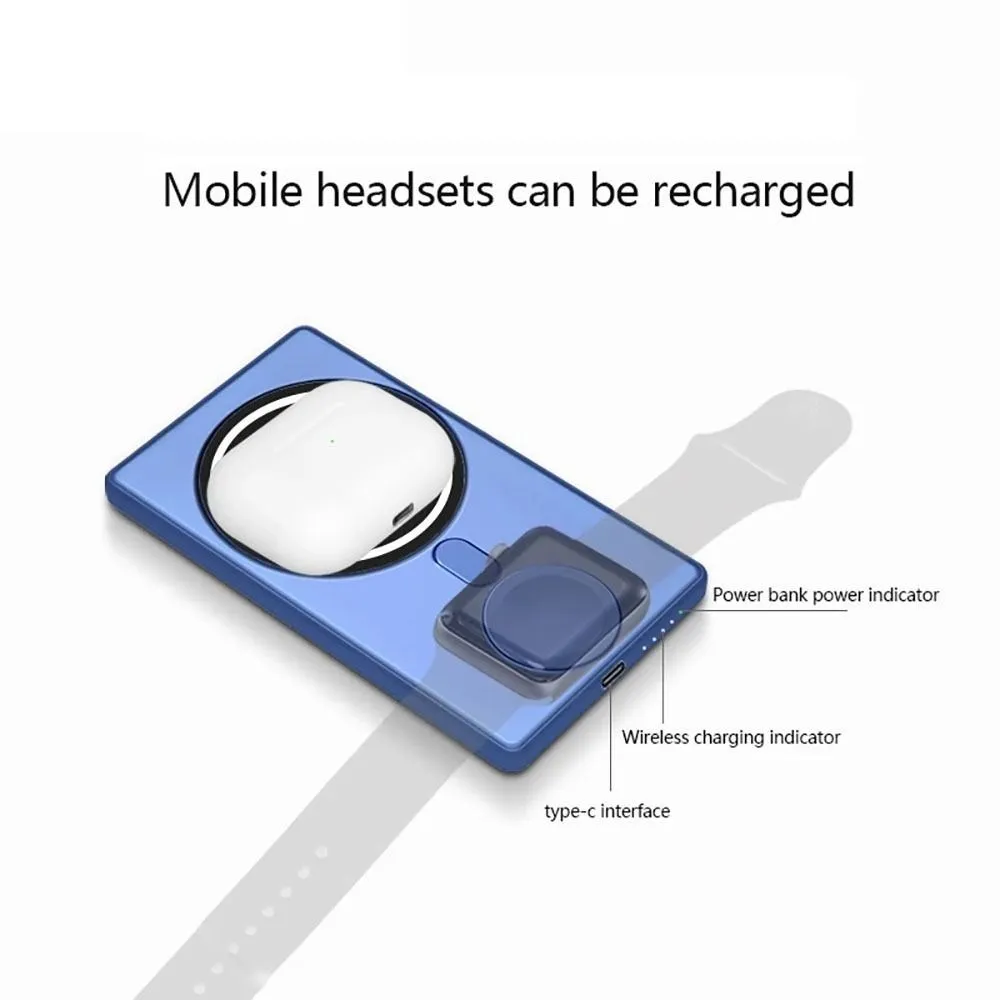 Magnet Power Bank Wireless Charger External Battery Mobile Phone Charging