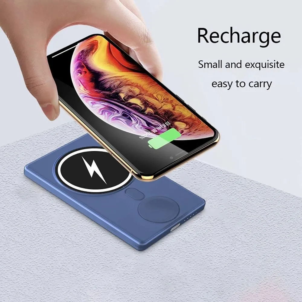 Magnet Power Bank Wireless Charger External Battery Mobile Phone Charging