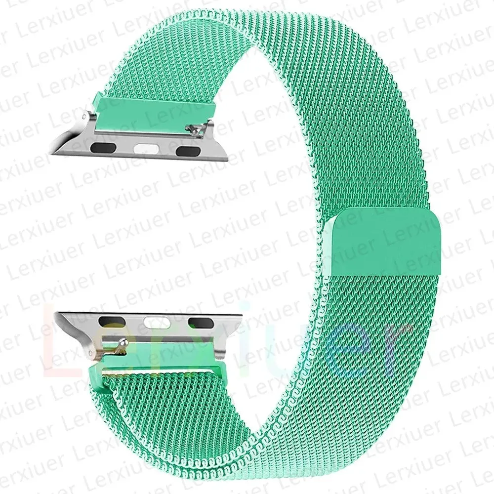 Magnetic Strap for Apple Watch bands 44mm 40mm 49mm 45mm 41mm 42mm 38mm 45 mm Metal bracelet iwatch series 3 6 7 8 9 SE ultra 2