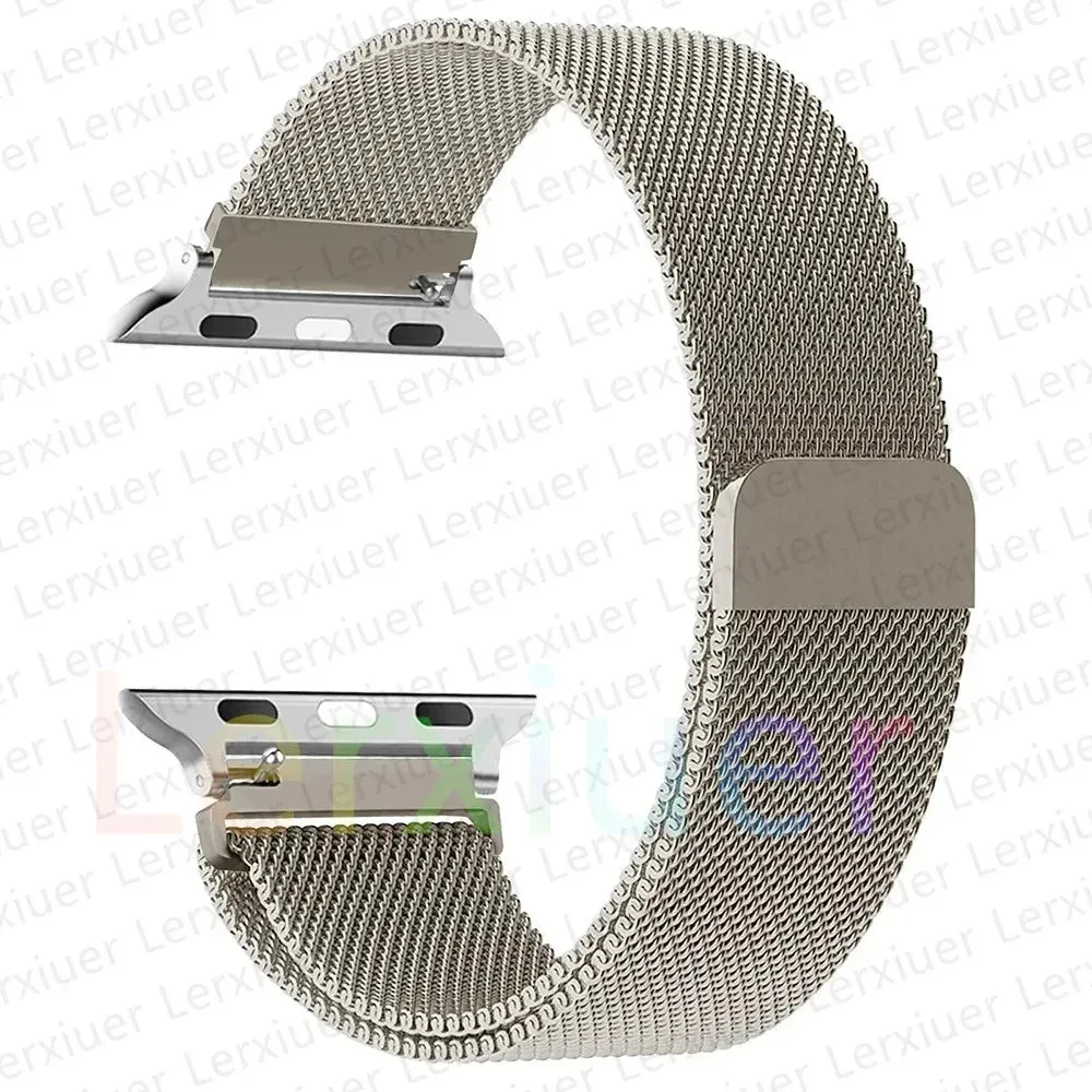 Magnetic Strap for Apple Watch bands 44mm 40mm 49mm 45mm 41mm 42mm 38mm 45 mm Metal bracelet iwatch series 3 6 7 8 9 SE ultra 2