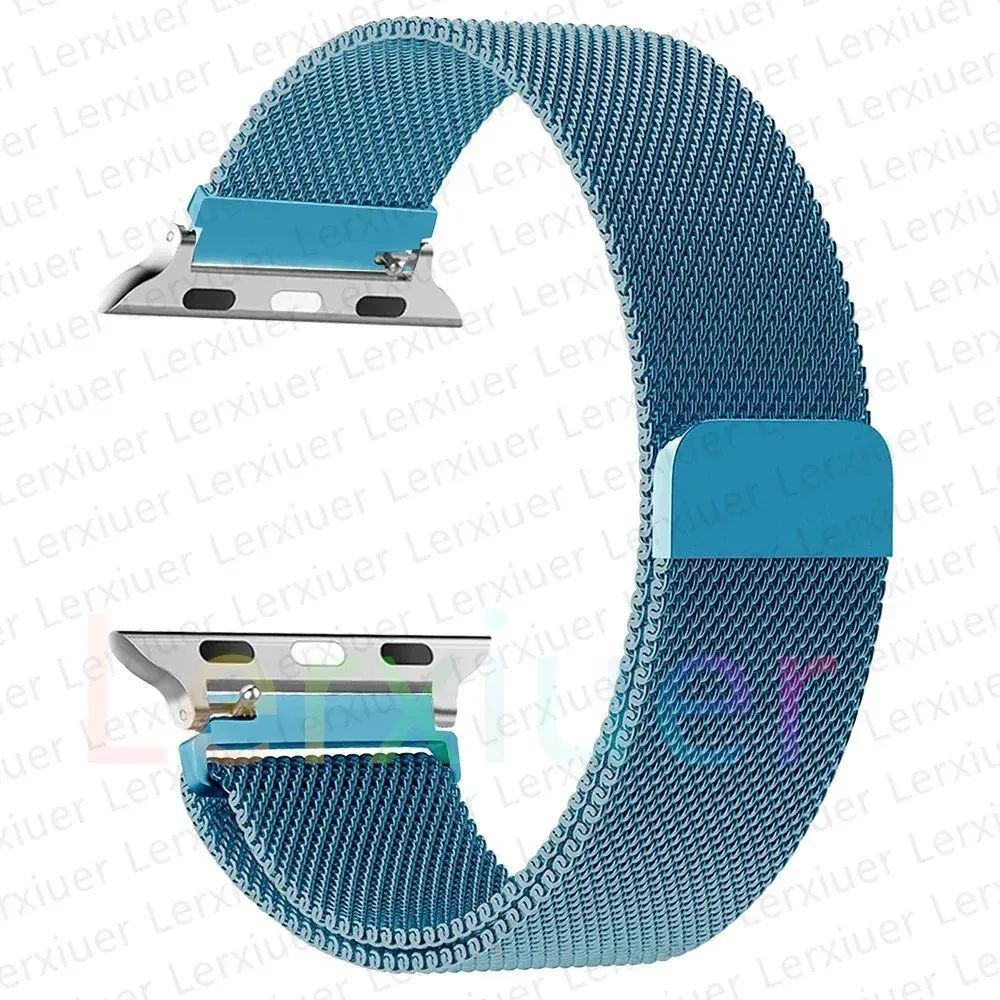 Magnetic Strap for Apple Watch bands 44mm 40mm 49mm 45mm 41mm 42mm 38mm 45 mm Metal bracelet iwatch series 3 6 7 8 9 SE ultra 2