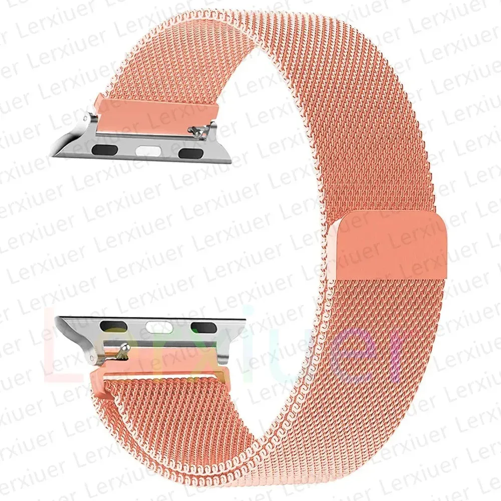 Magnetic Strap for Apple Watch bands 44mm 40mm 49mm 45mm 41mm 42mm 38mm 45 mm Metal bracelet iwatch series 3 6 7 8 9 SE ultra 2