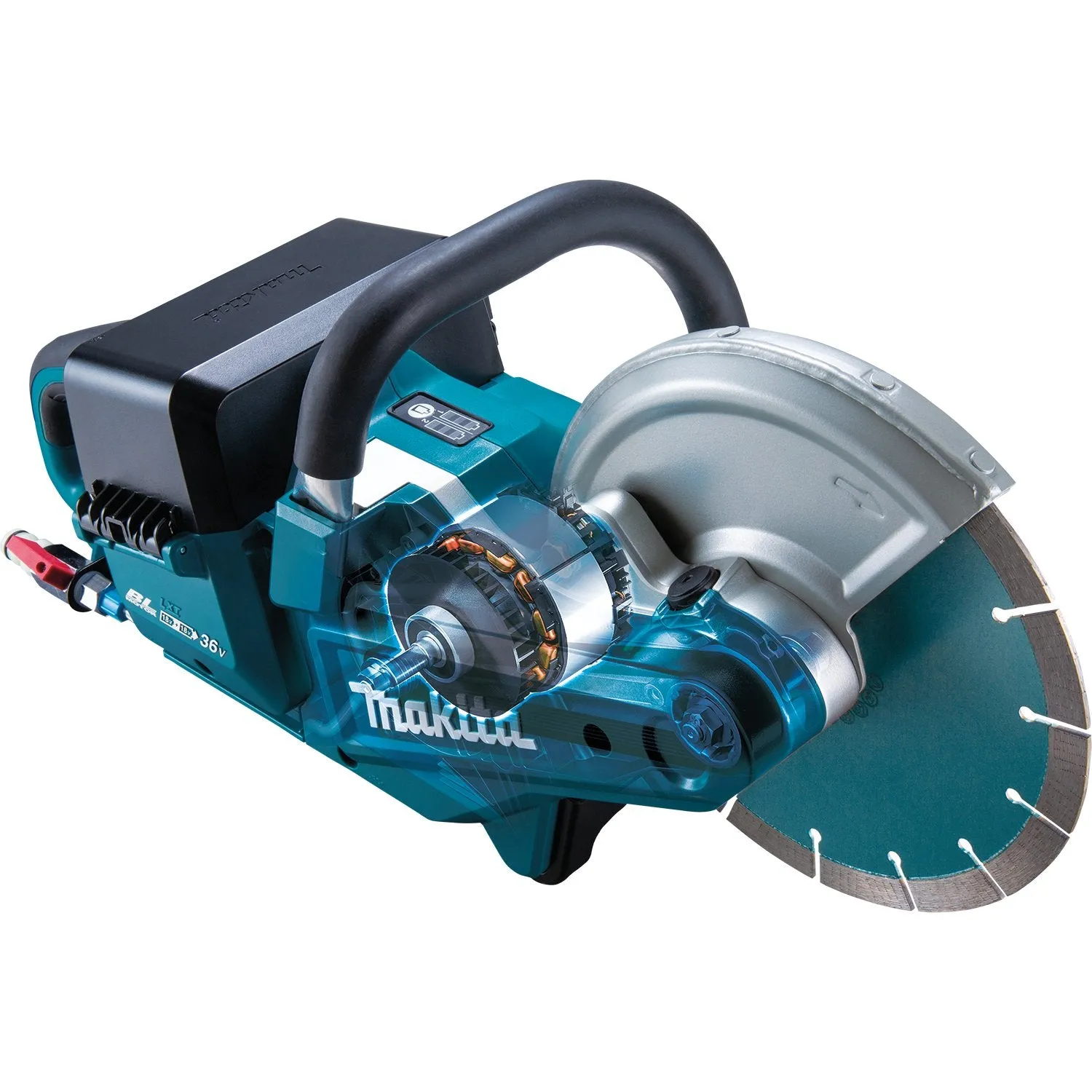 Makita (XEC01Z) 36V (18V x2) LXT® Brushless 9" Power Cutter, w/AFT®, Electric Brake, (Tool Only)