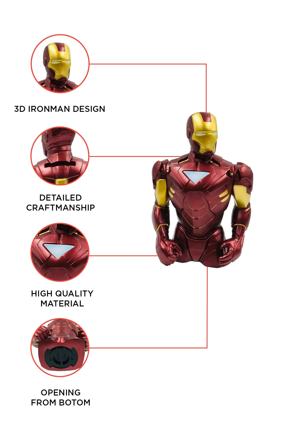 Marvel Iron Man Money Bank