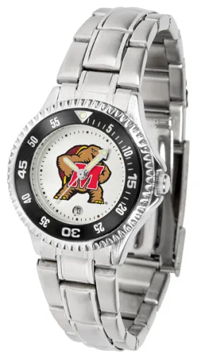 Maryland Terrapins Competitor Steel Ladies Watch