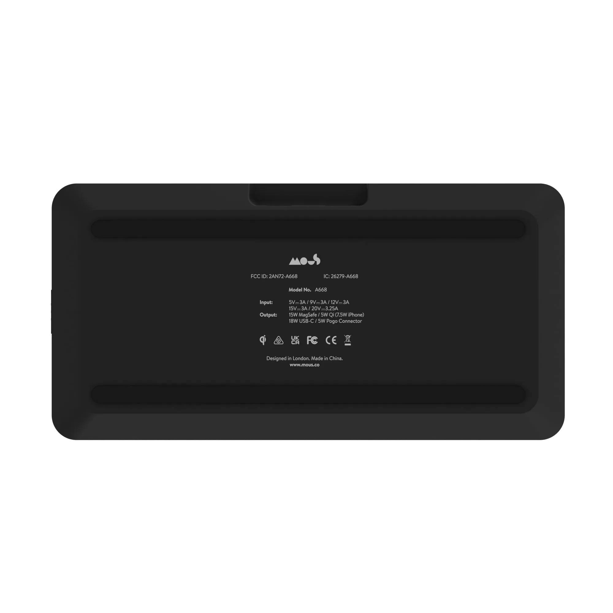 Matte Black Charging Station with MagSafe®