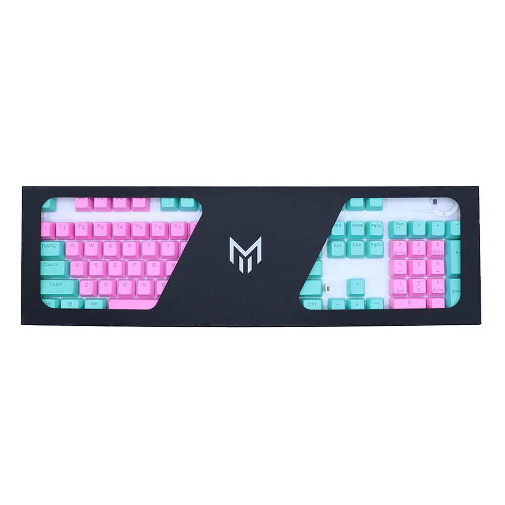 Miami Vice Pastel Pink PBT Doubleshot Keycaps